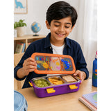 LSB Long Rectangle Dinosaur World Lunch Box