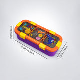 LSB Long Rectangle Dinosaur World Lunch Box