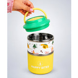 LSB Party Dogs Happy Bites Double Decker Stainless Steel Lunch Box