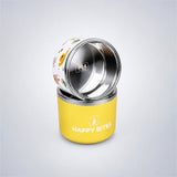 LSB Party Dogs Happy Bites Double Decker Stainless Steel Lunch Box