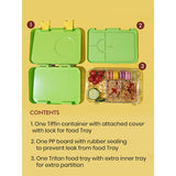 Little Surprise Box,Green Garden Fairy Bento Lunch Box for Kids