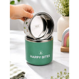 LSB Forest Bear Happy Bites Double Decker Stainless Steel Lunch Box