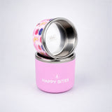 LSB Fruity Happy Bites Double Decker Stainless Steel Lunch Box