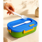 LSB Green Flap Happy Bites Bento Lunch Box