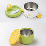 LSB Green Hot Summer Double Decker Stainless Steel Lunch Box