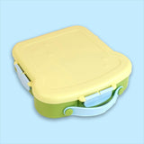 Little Surprise Box,Pastel Mint Bread slice Fun themed Kids Lunch Box/Tiffin Box