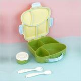 Little Surprise Box,Pastel Mint Bread slice Fun themed Kids Lunch Box/Tiffin Box