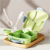 Little Surprise Box,Pastel Mint Bread slice Fun themed Kids Lunch Box/Tiffin Box