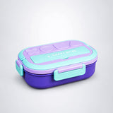 LSB Mint & Purple Shapes Happy Bites Bento Lunch Box