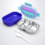 LSB Mint & Purple Shapes Happy Bites Bento Lunch Box