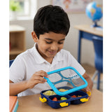 LSB Navy & Blue 4 Sections Big Lunch Box
