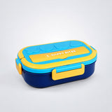LSB Orange & Blue Shapes Happy Bites Bento Lunch Box