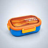 LSB Orange Lid Happy Bites Bento Lunch Box