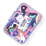 Little Surprise Box,Purple Meow Compact Tiffin Lunch Box for Kids