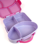 Little Surprise Box,Purple Bread slice Fun themed Kids Lunch Box/Tiffin