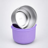 LSB Purple Hot Summer Double Decker Stainless Steel Lunch Box