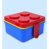 Little Surprise Box,2Pcs Square Red Lego Lid Bpa Free Plastic Kids Lunch Box Plus Cup Bottle For Kids