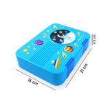 Little Surprise Box,Blue Space Bento Lunch Box for Kids