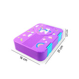 Little Surprise Box,Purple Unicorn Bento Lunch Box for Kids