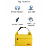 LSB Olive Adjustable Buckle Hook Style Insulated Lunch Bag for Kids & Adults