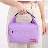 LSB Purple Adjustable Buckle Hook Style Insulated Lunch Bag for Kids & Adults