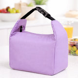 LSB Purple Adjustable Buckle Hook Style Insulated Lunch Bag for Kids & Adults