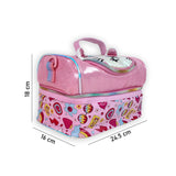 Little Surprise Box,Shiny Meow Cat Theme Double Compartment Insulated Lunch Bag For Kids