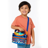 Little Surprise Box,Dino Theme Double Compartment Insulated Lunch Bag For Kids
