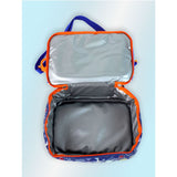 Little Surprise Box,Dino Theme Double Compartment Insulated Lunch Bag For Kids