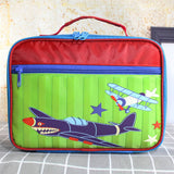 Little Surprise Box,Fighter Plane theme Single Compartment Lunch Bag for Kids