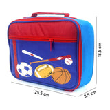 Little Surprise Box,Sports theme Single Compartment Lunch Bag for Kids