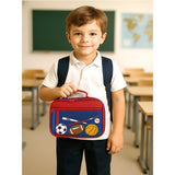 Little Surprise Box,Sports theme Single Compartment Lunch Bag for Kids