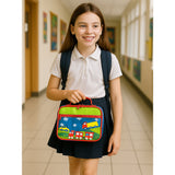 Little Surprise Box,Train theme Single Compartment Lunch Bag for Kids