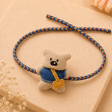 LSB Dual style Sling Bag Bear Rakhi & broach Clip for Kids