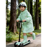 LSB 3D Dino Face & Tail Knee Length Raincoat for Kids