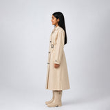 LSB Cream Trench Coat Style Raincoat for Kids & Teens