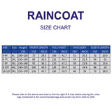 LSB Mint Giraffe Knee Length Raincoat for Kids