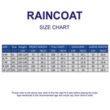 LSB Purple Giraffe Knee Length Raincoat for Kids