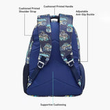 LSB 3 Pcs Monster Truck Backpack, Lunch Bag & Blue Checks Water Bottle with Rakhi Gift Combo for Kids with Free Rakhi