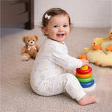 LSB Elephants holding Balloons, Full Sleeves Jumpsuit Romper for Tiny Toddlers