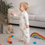 LSB Cute Hedgehog, Full Sleeves Jumpsuit Romper for Tiny Toddlers