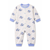 LSB Blue Plane Ride Full Sleeves Jumpsuit Romper for Tiny Toddlers