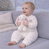 Pink Bow and Cherry, Full Sleeves Jumpsuit Hoodie Romper for Tiny Toddlers