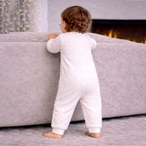 Hello Bear, Full Sleeves Jumpsuit Hoodie Romper for Tiny Toddlers