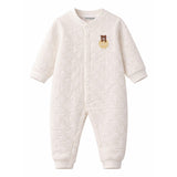 Hello Bear, Full Sleeves Jumpsuit Hoodie Romper for Tiny Toddlers