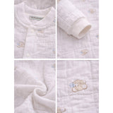 Teddy with Bubble Full Sleeves Jumpsuit Hoodie Romper for Tiny Toddlers