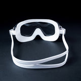 LSB Black & White 3 dash Glass panel styled Anti Fog UV Protection leakproof design Swim Goggles for 12 yrs + & Adults