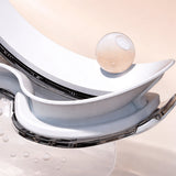 LSB Black & White 3 dash Glass panel styled Anti Fog UV Protection leakproof design Swim Goggles for 12 yrs + & Adults