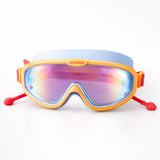 LSB Blue, Orange & Red Anti-Fog UV Protection Leakproof Swim Goggles for Kids, 4–10 Years