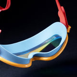 LSB Blue, Orange & Red Anti-Fog UV Protection Leakproof Swim Goggles for Kids, 4–10 Years